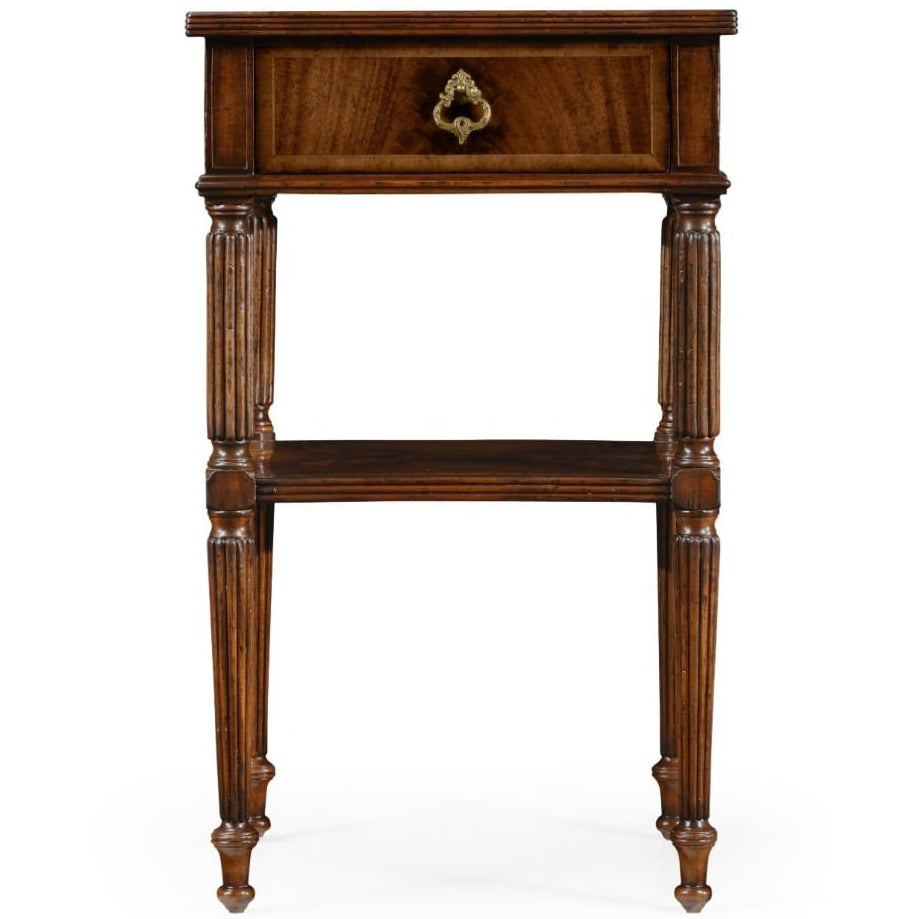 Regency Mahogany Bedside Table