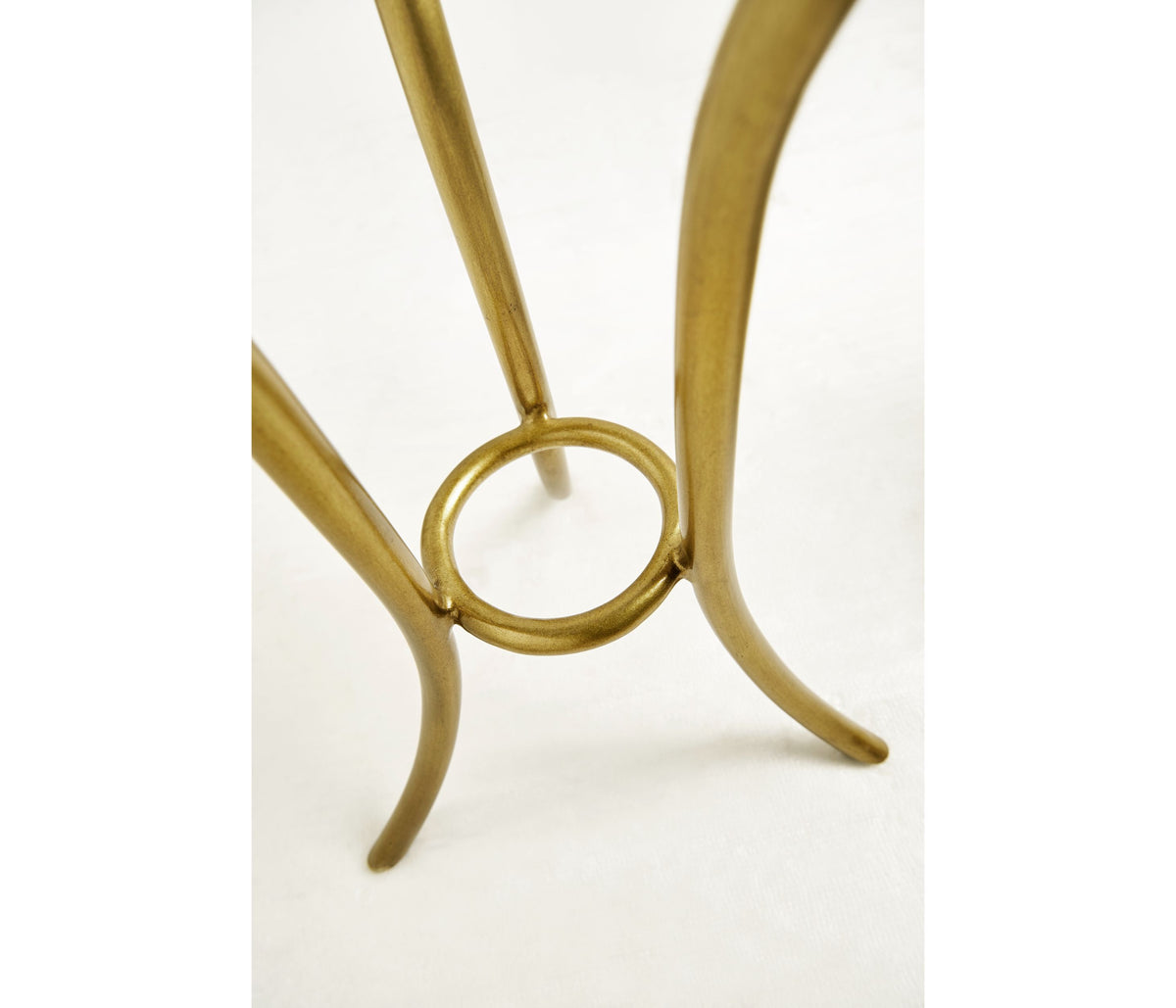 Round Accent Table Contemporary – Gilded