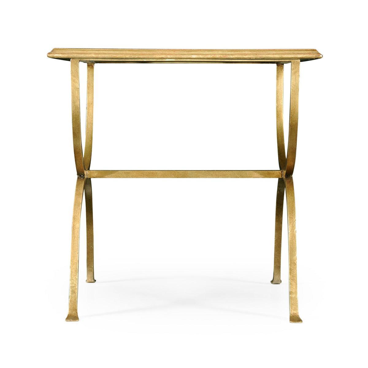 Square Side Table Horseshoe – Gilded