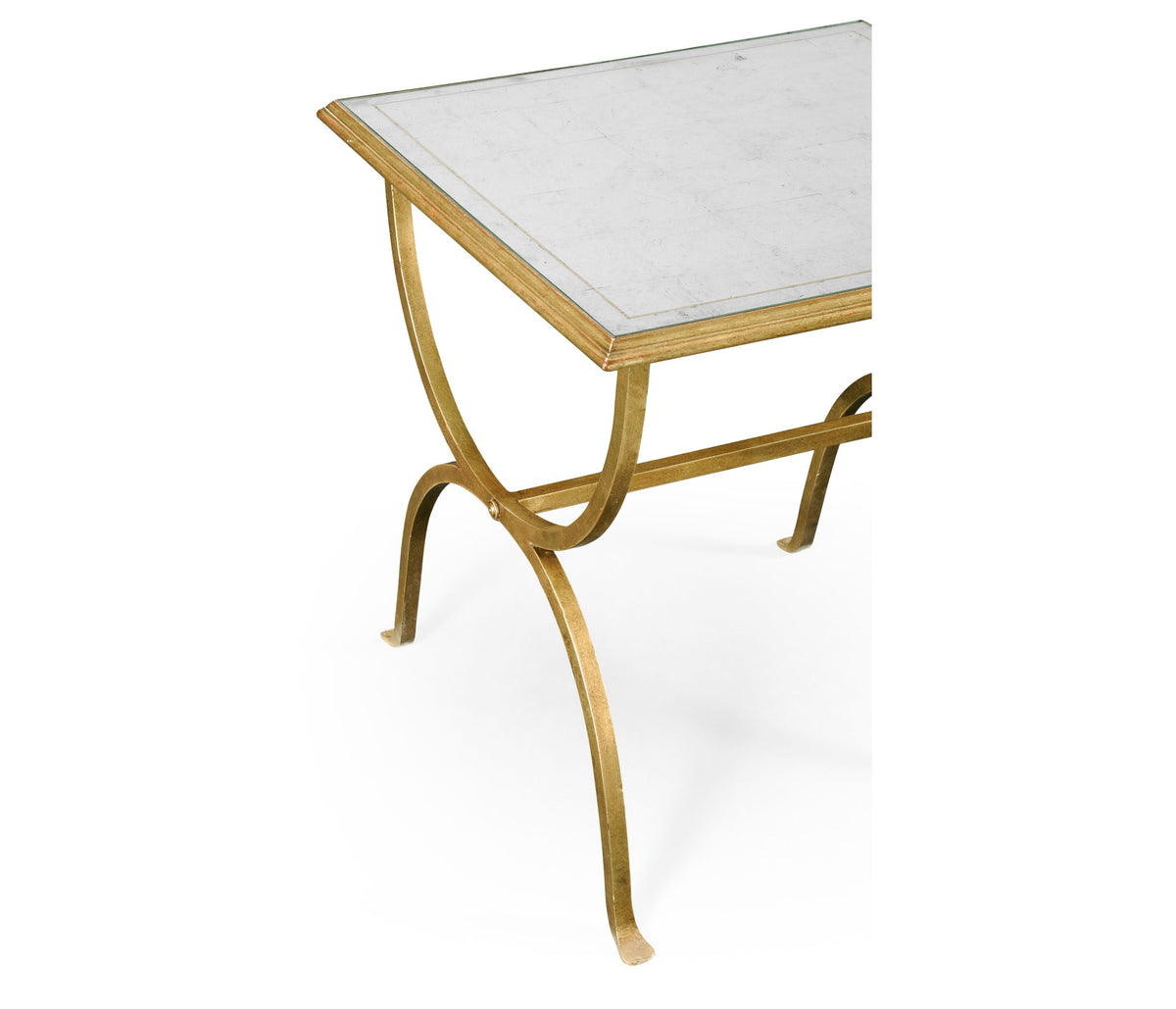 Square Side Table Horseshoe – Gilded