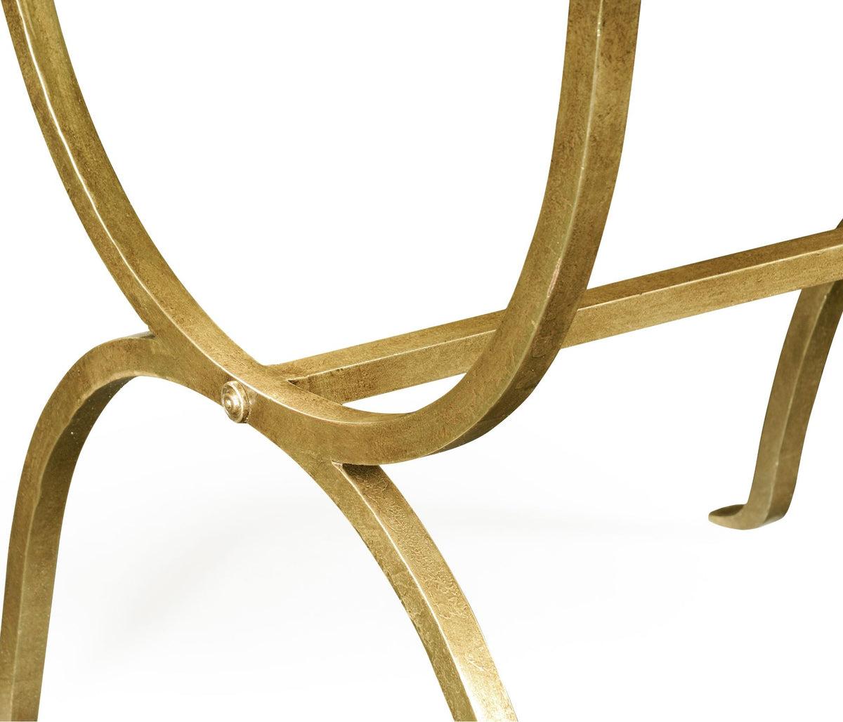 Square Side Table Horseshoe – Gilded