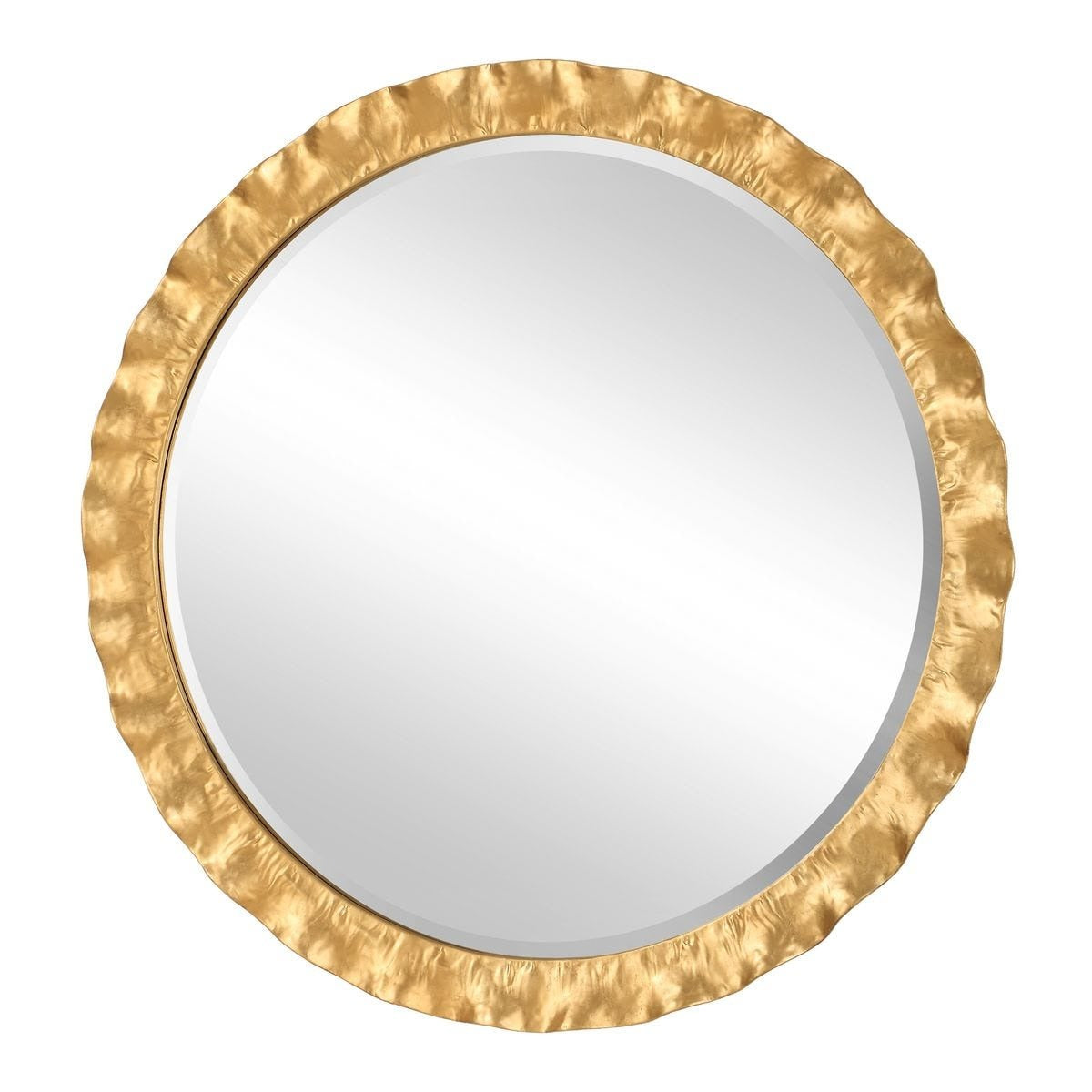 Haya Round Gold Mirror
