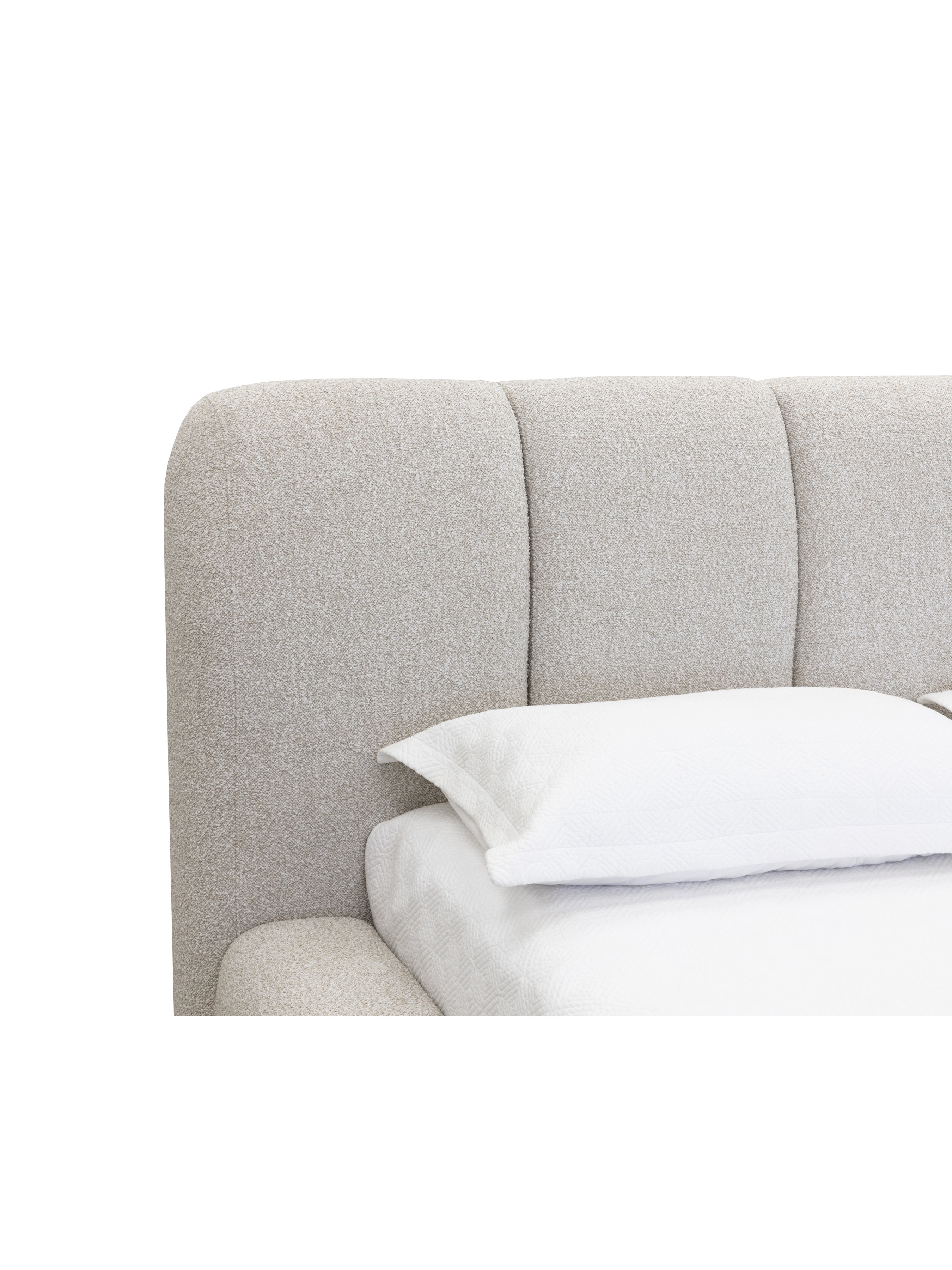 Olena King Bed Oatmeal