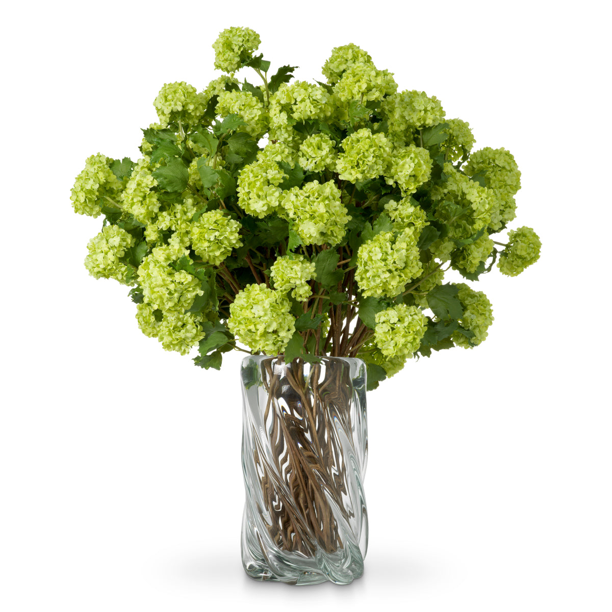 Hydrangeas Snowball Real Touch Bouquet – 36 Pieces