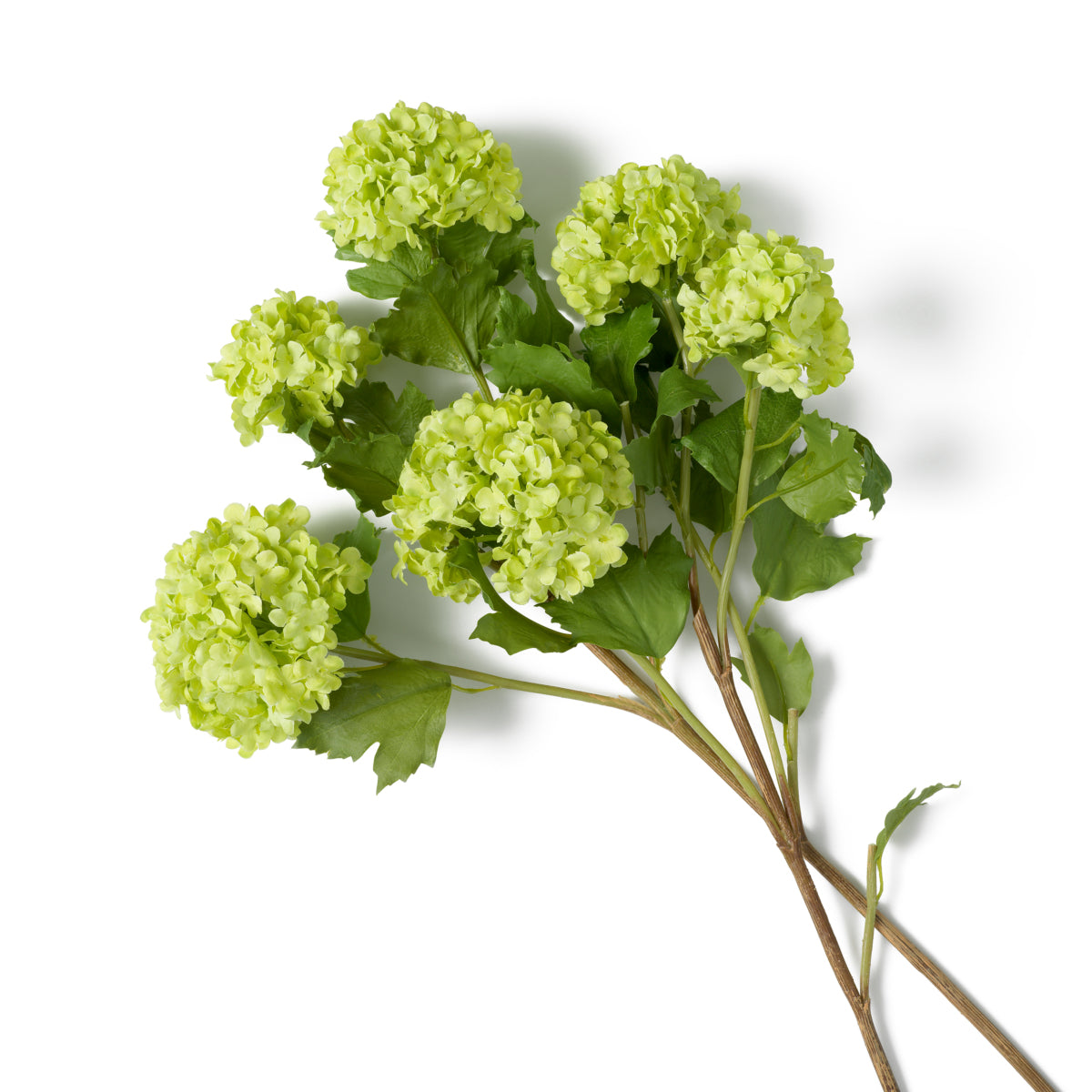 Hydrangeas Snowball Real Touch Bouquet – 36 Pieces
