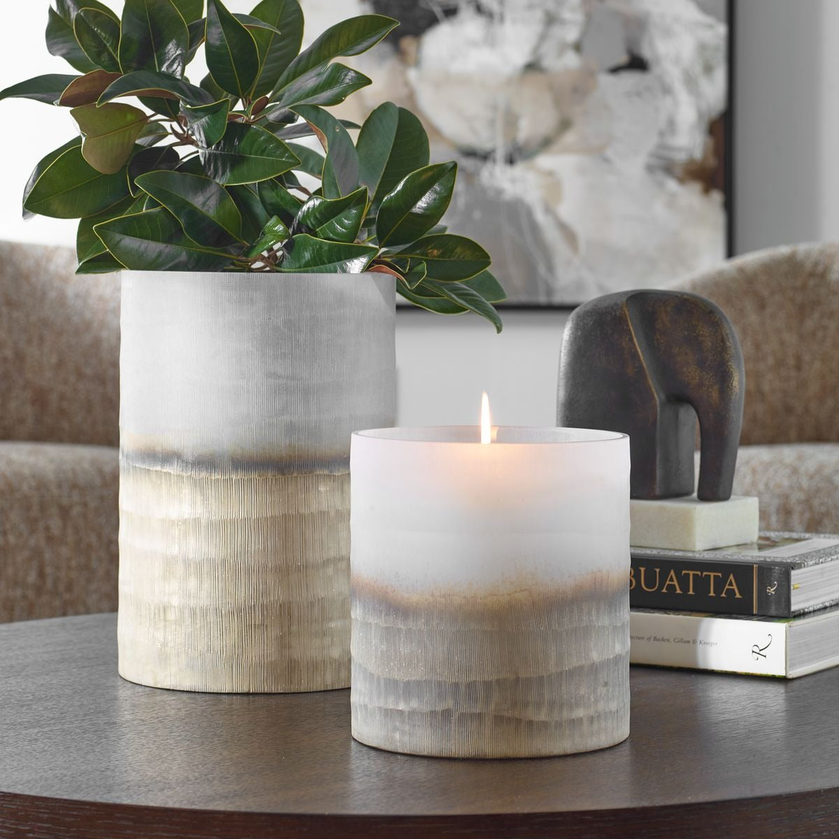 Ombra Modern Vases – Set of 2