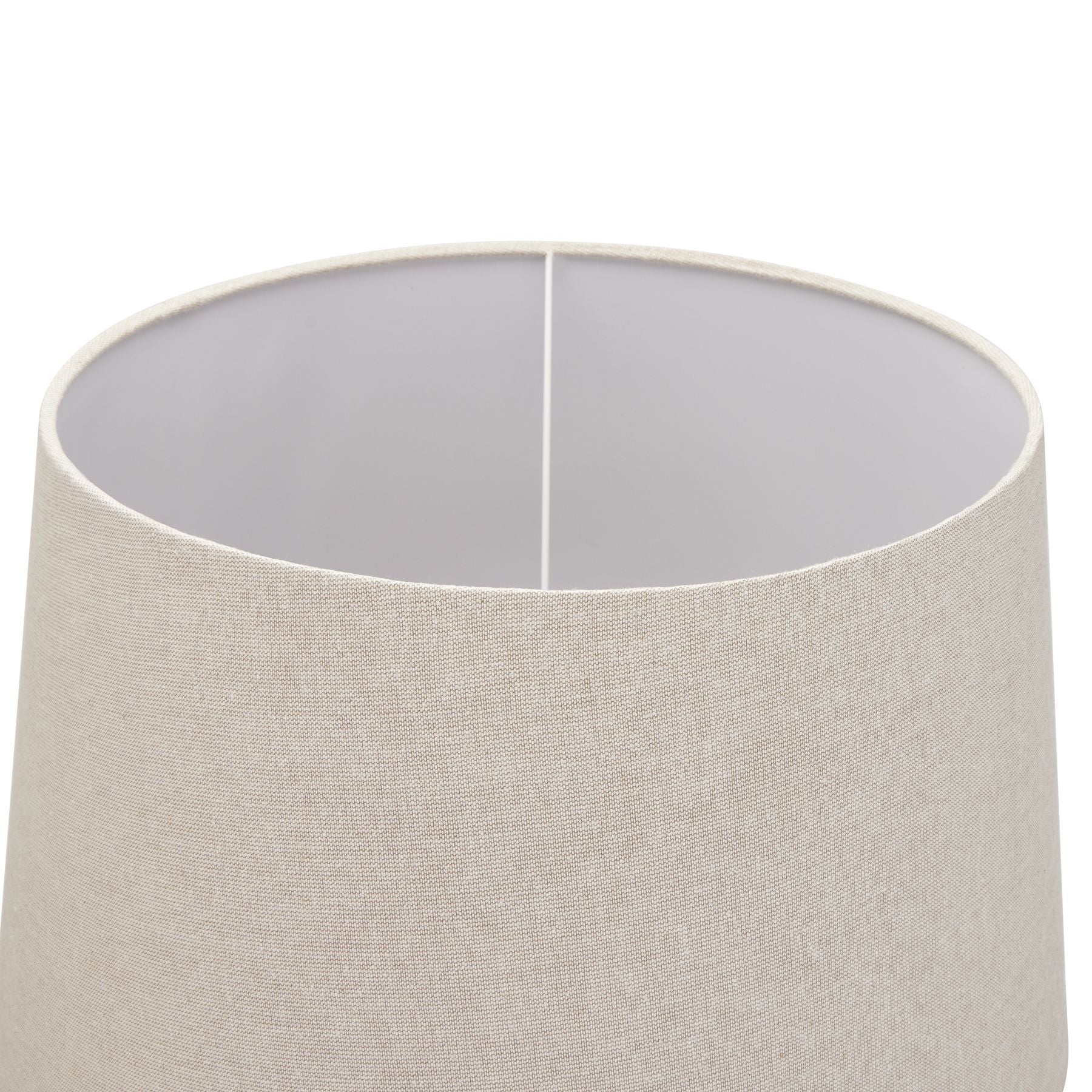 Delaney fluted lamp base in aged acacia