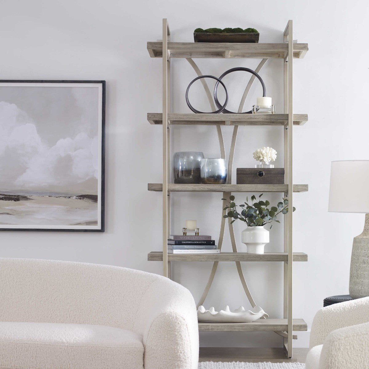 Sway Soft Grey Etagere