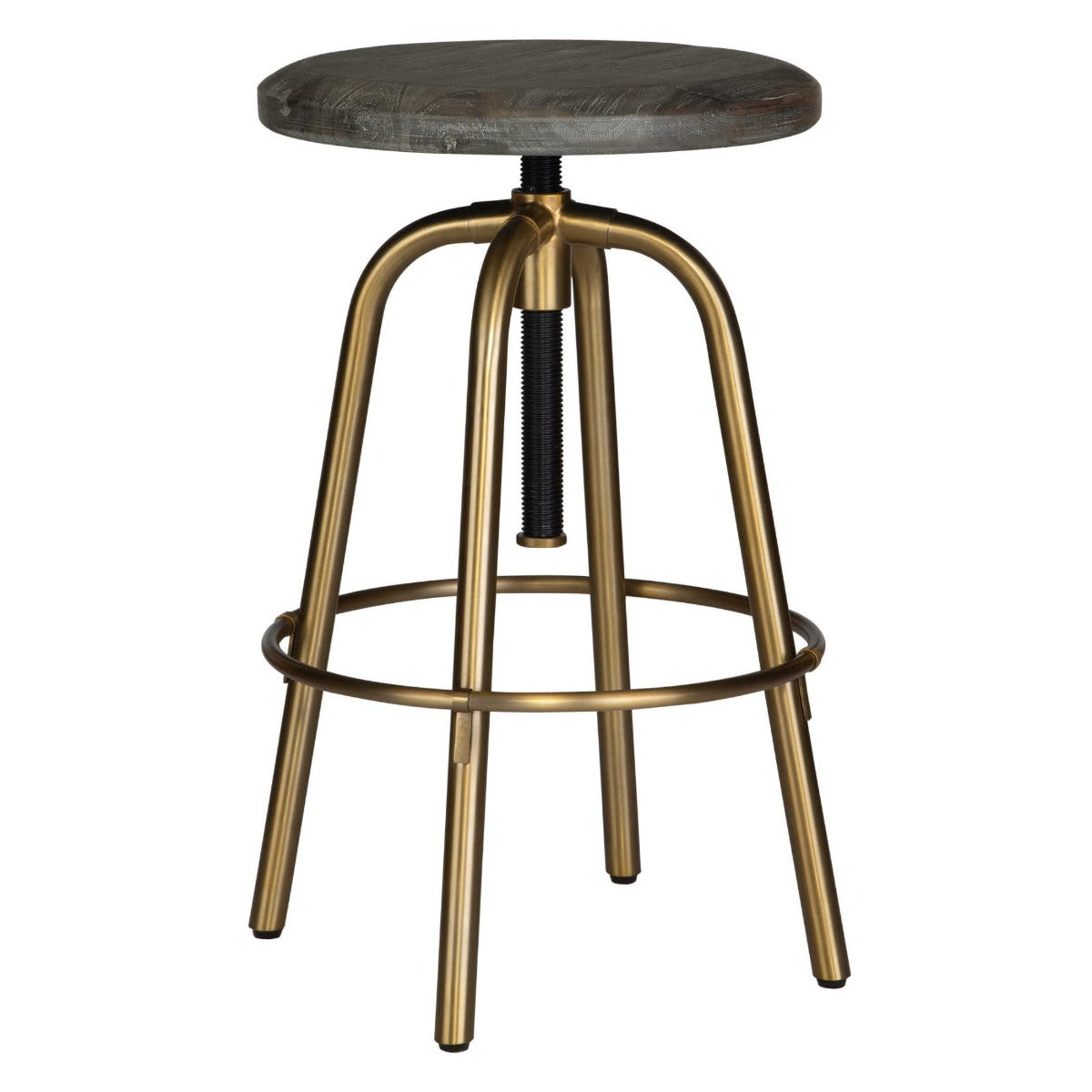 Revolve Brass Counter Stool