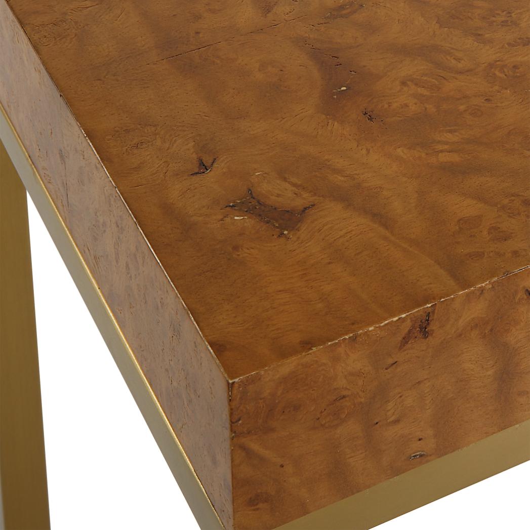 Burl-esque Wooden Nesting Tables – Set of 2