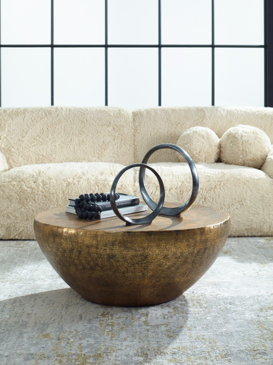 Orbits Black Ring Indoor-Outdoor Sculptures – Set of 2