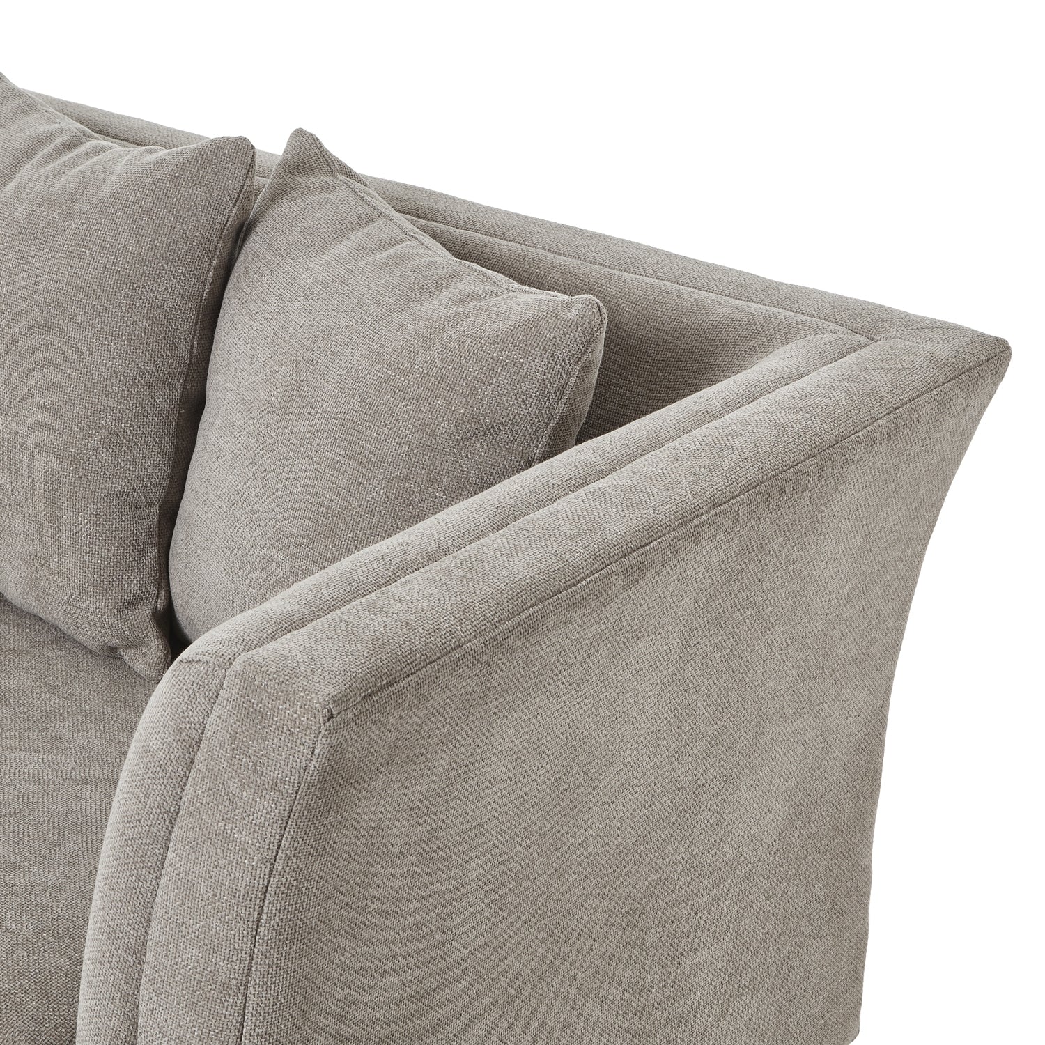 Vesper Taupe Three Seater Sofa