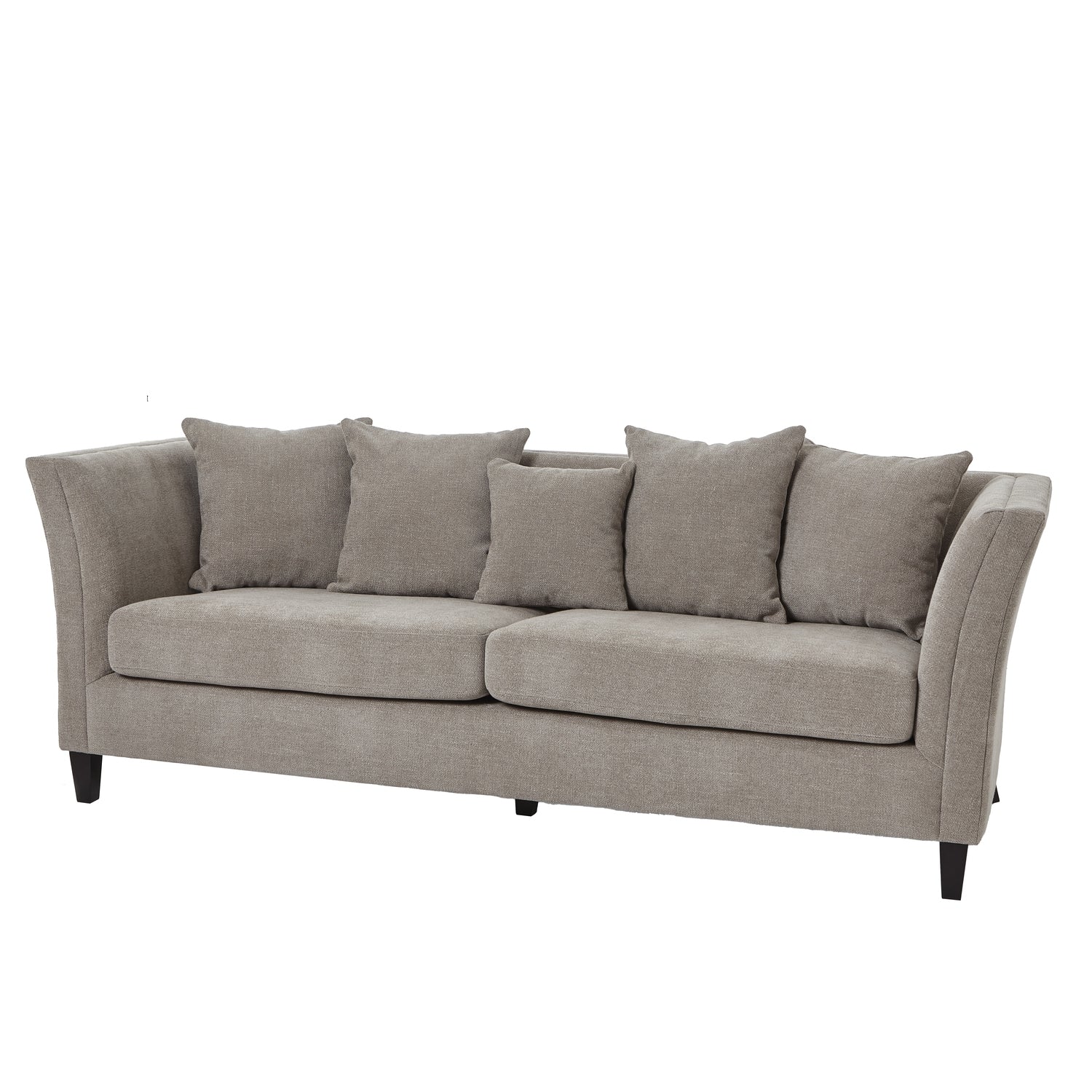 Vesper Taupe Three Seater Sofa