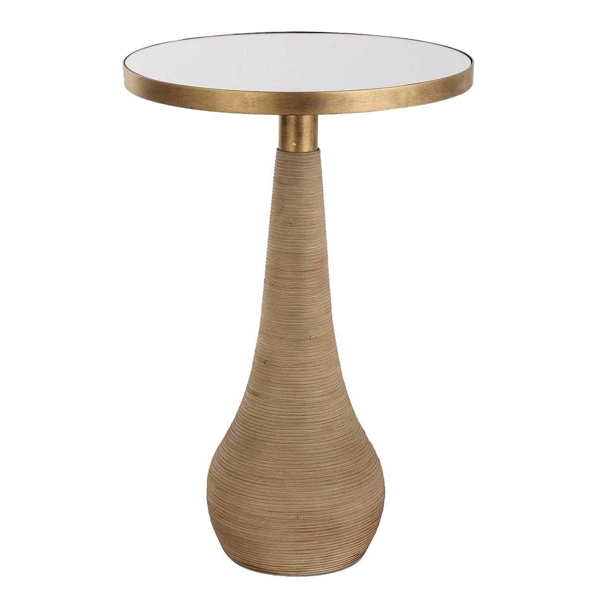 Terra Brass Accent Table