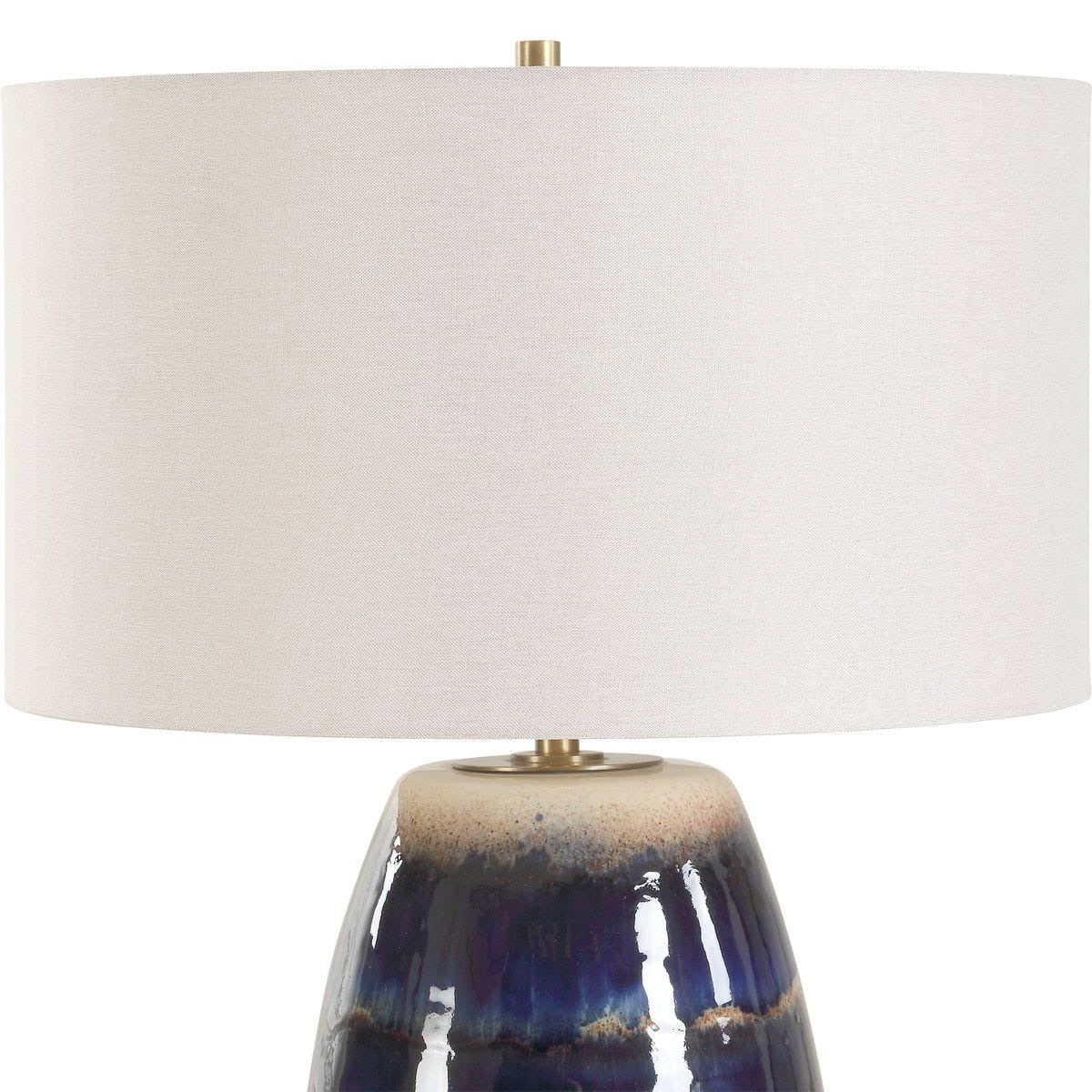 Orleans Blue Glaze Table Lamp