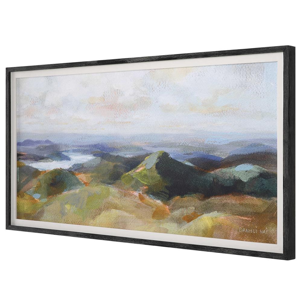 Above the Lakes Framed Landscape Print