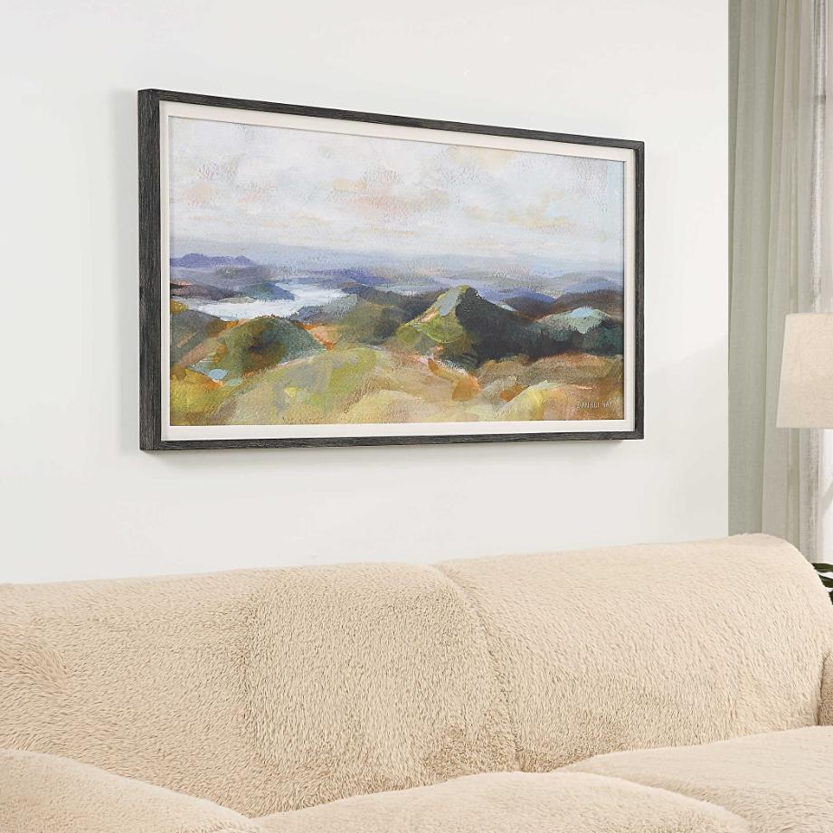 Above the Lakes Framed Landscape Print