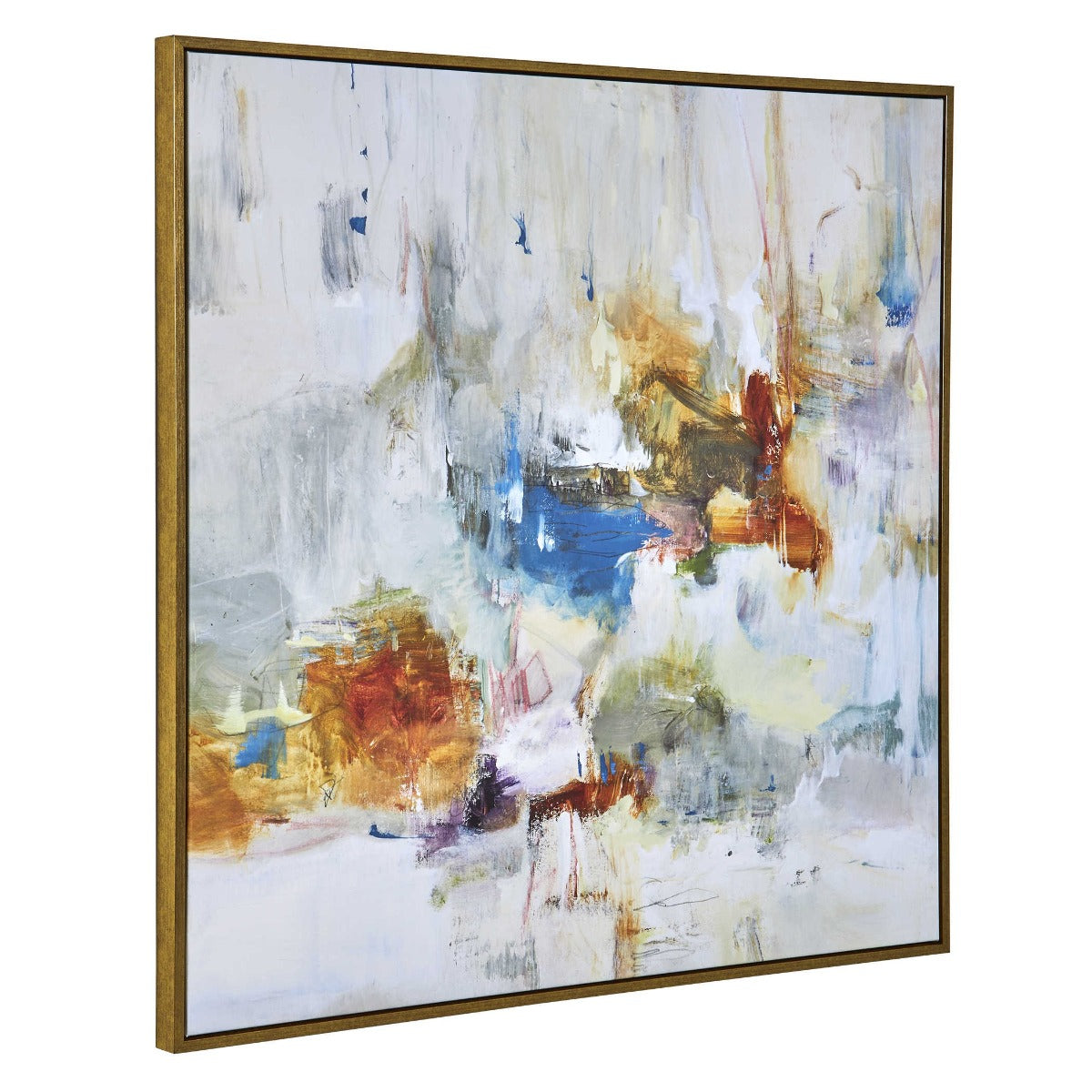 In The Beginning Framed Canvas