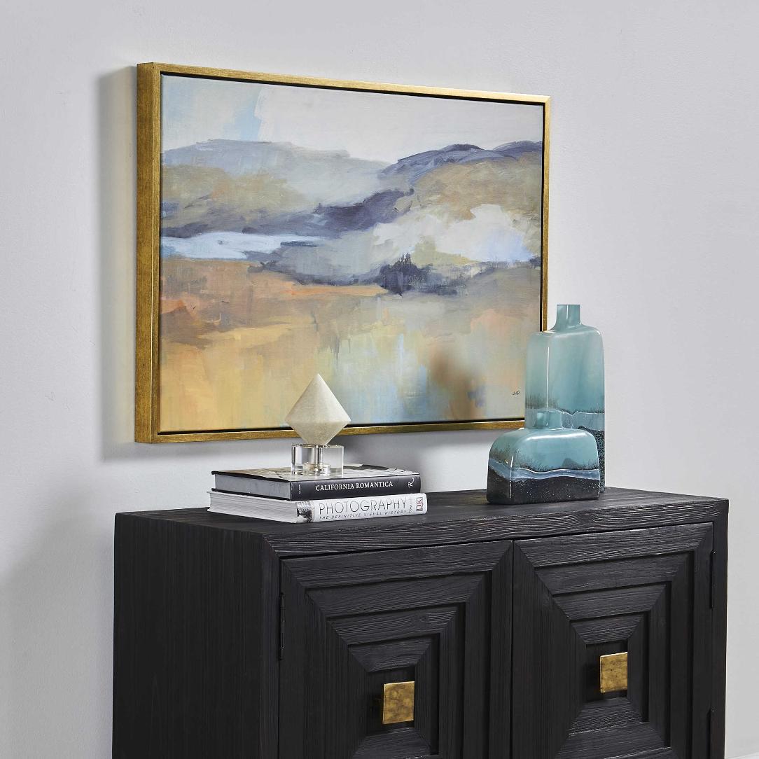 Folded Hills Framed Landscape Art