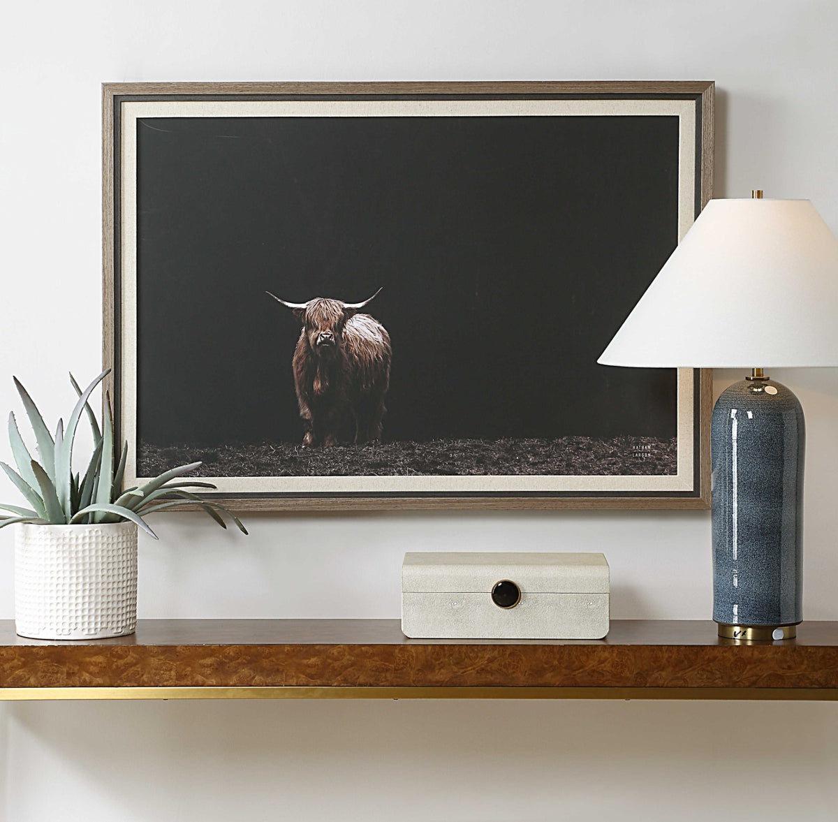 King of the Hill Highland Cow Photography Print