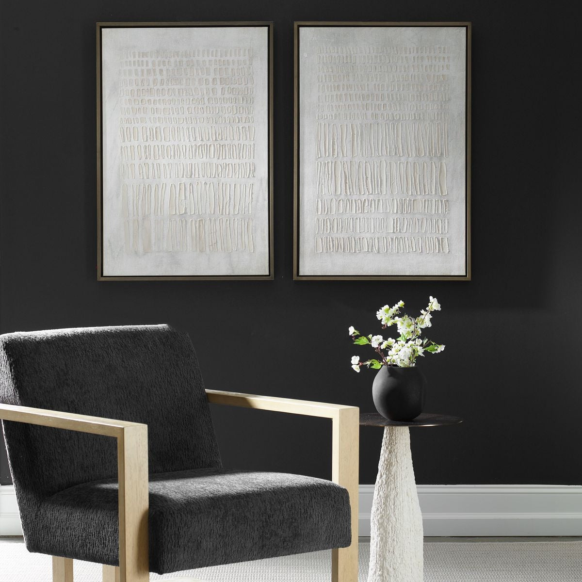 Social Theory Framed Canvases – Set of 2