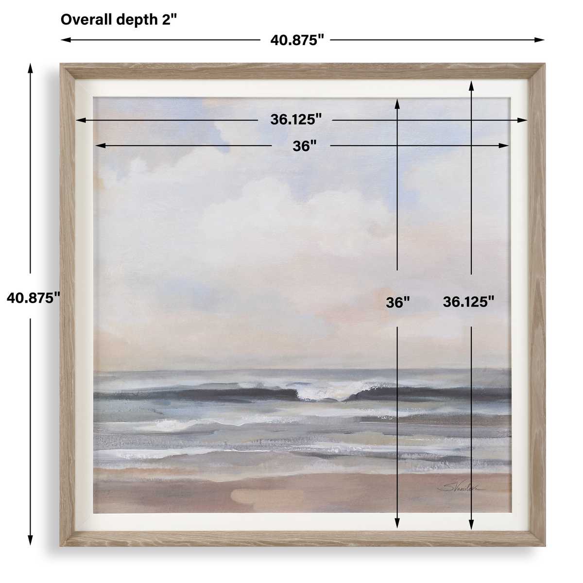 Haze Framed Print