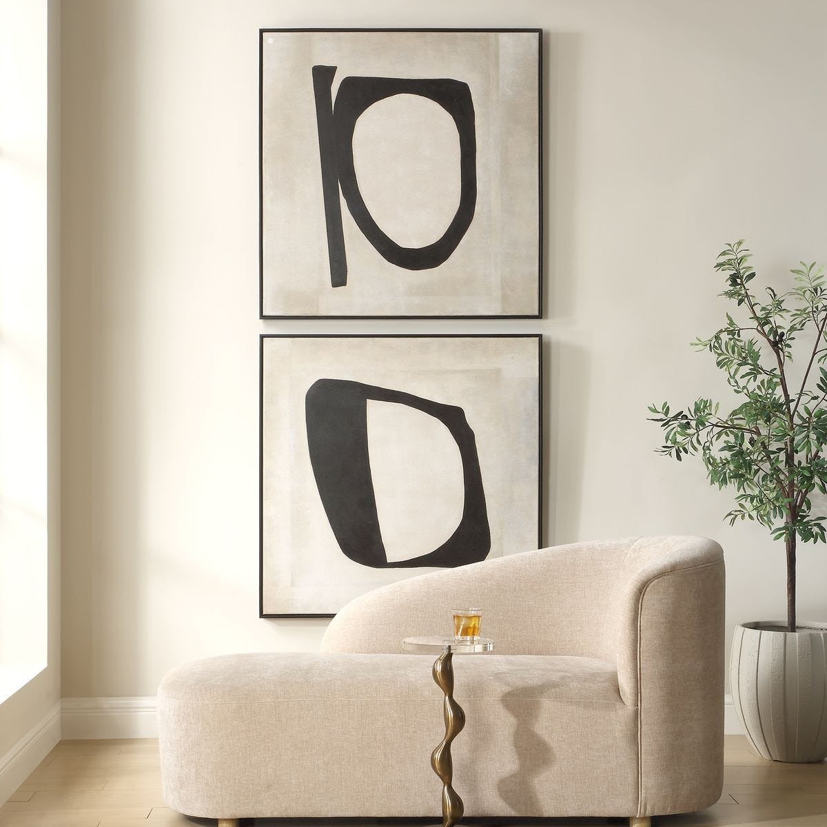 Characters Abstract Art – Set of 2
