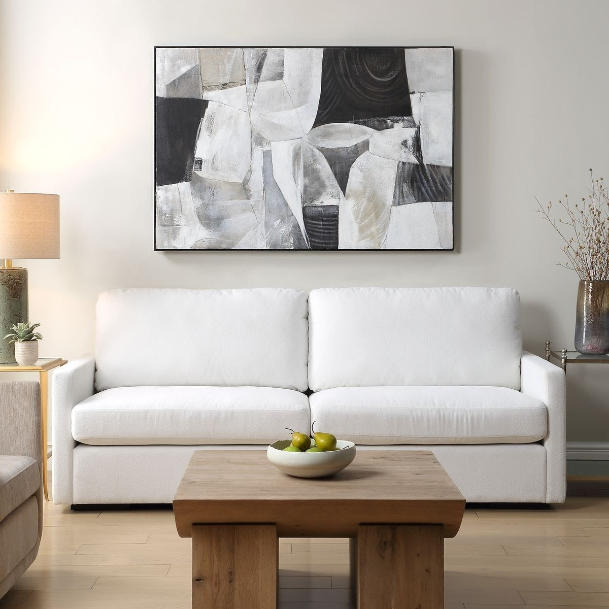 Folding Time Framed Abstract Art