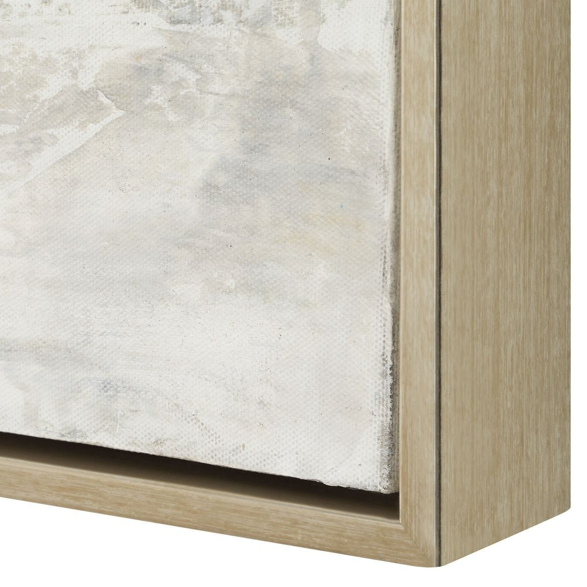 Hours In Silence Abstract Framed Canvas