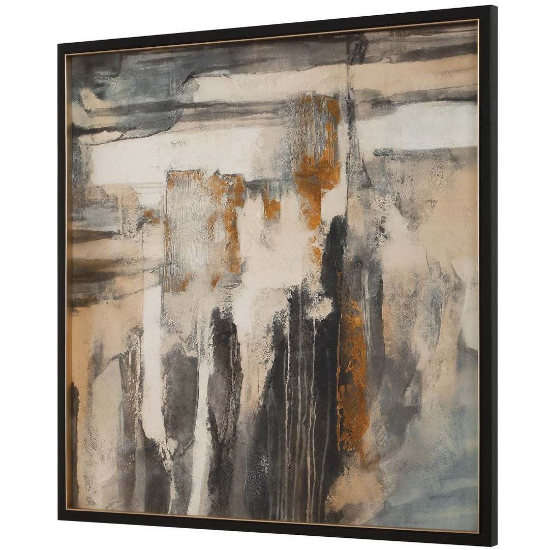 Landslide Framed Abstract Print