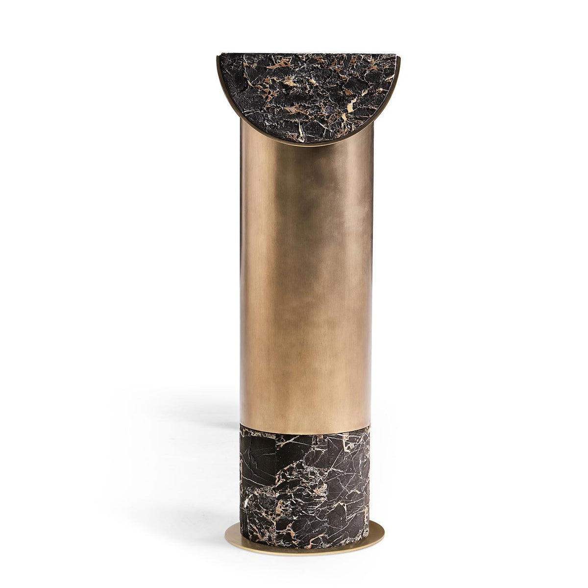Nova Marble and Brass Console Table