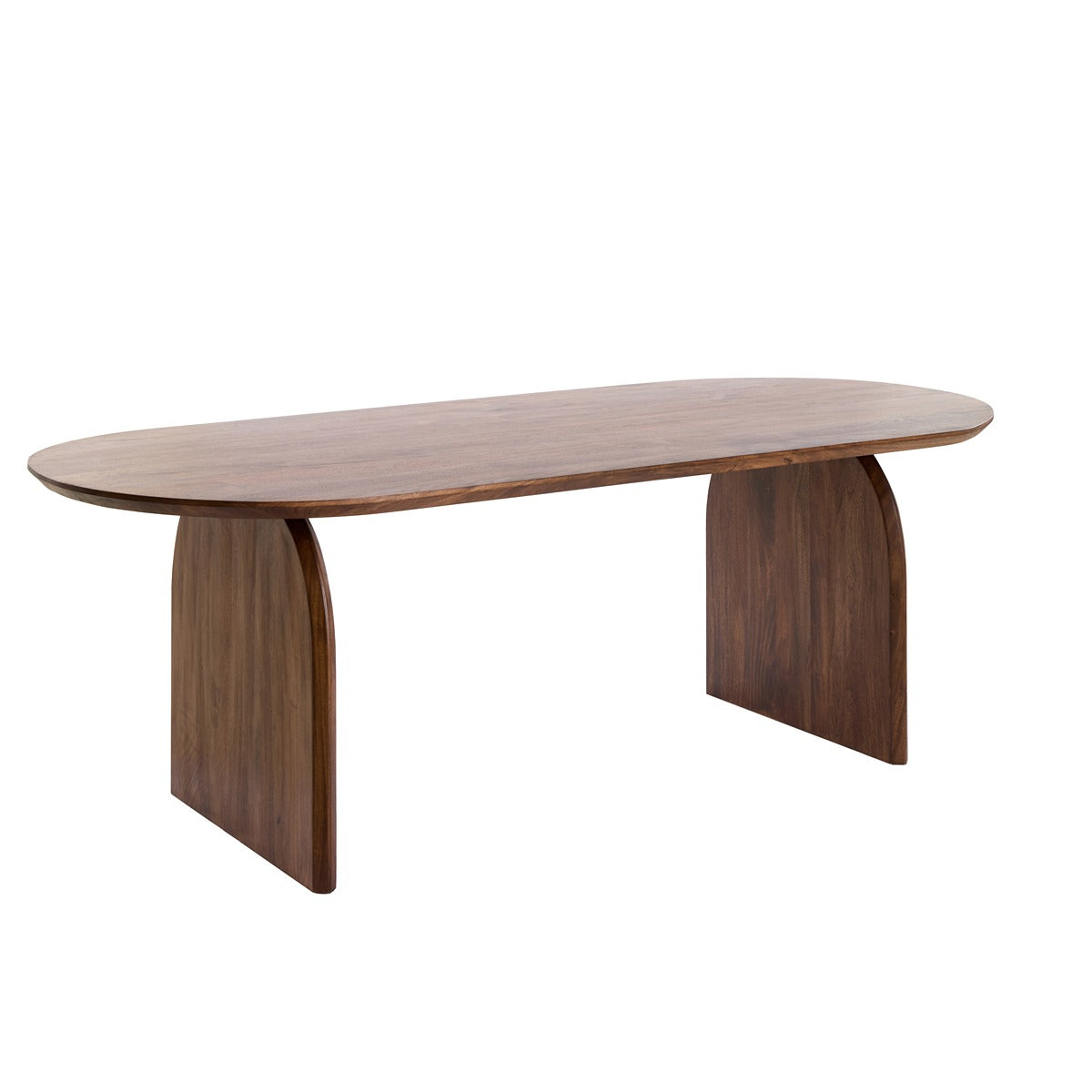 Indore acacia oval dining table