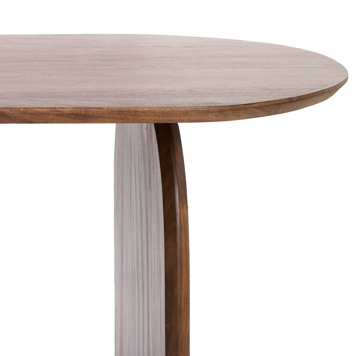 Indore acacia oval dining table