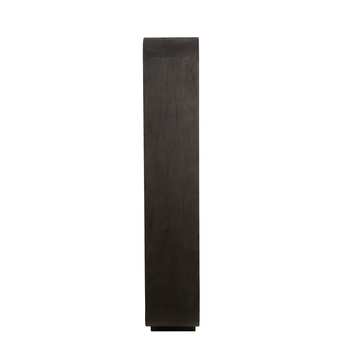 Dane display cabinet dark russet