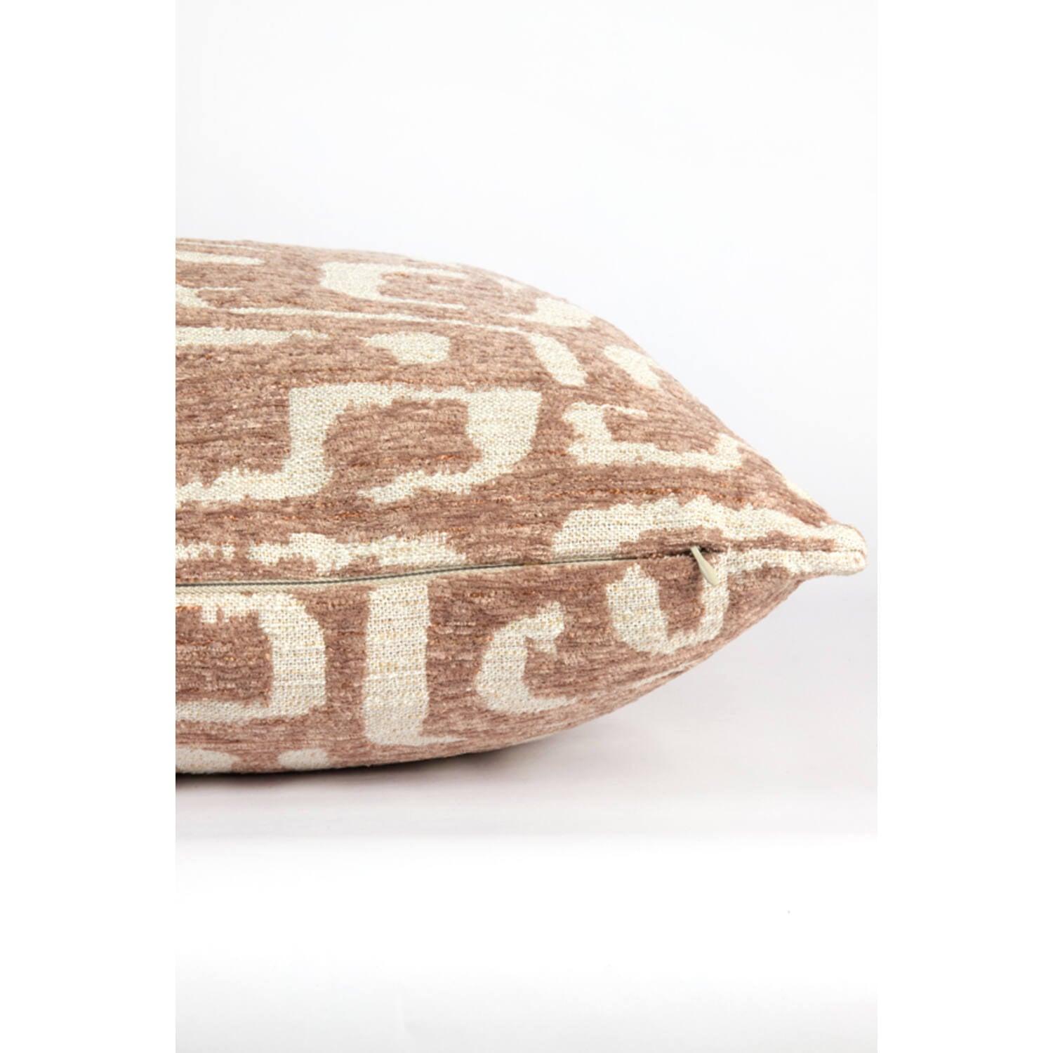 Dusky Rose Collection | Alzey Feather-Filled Cushion – Terra & Beige | 45 × 45 cm