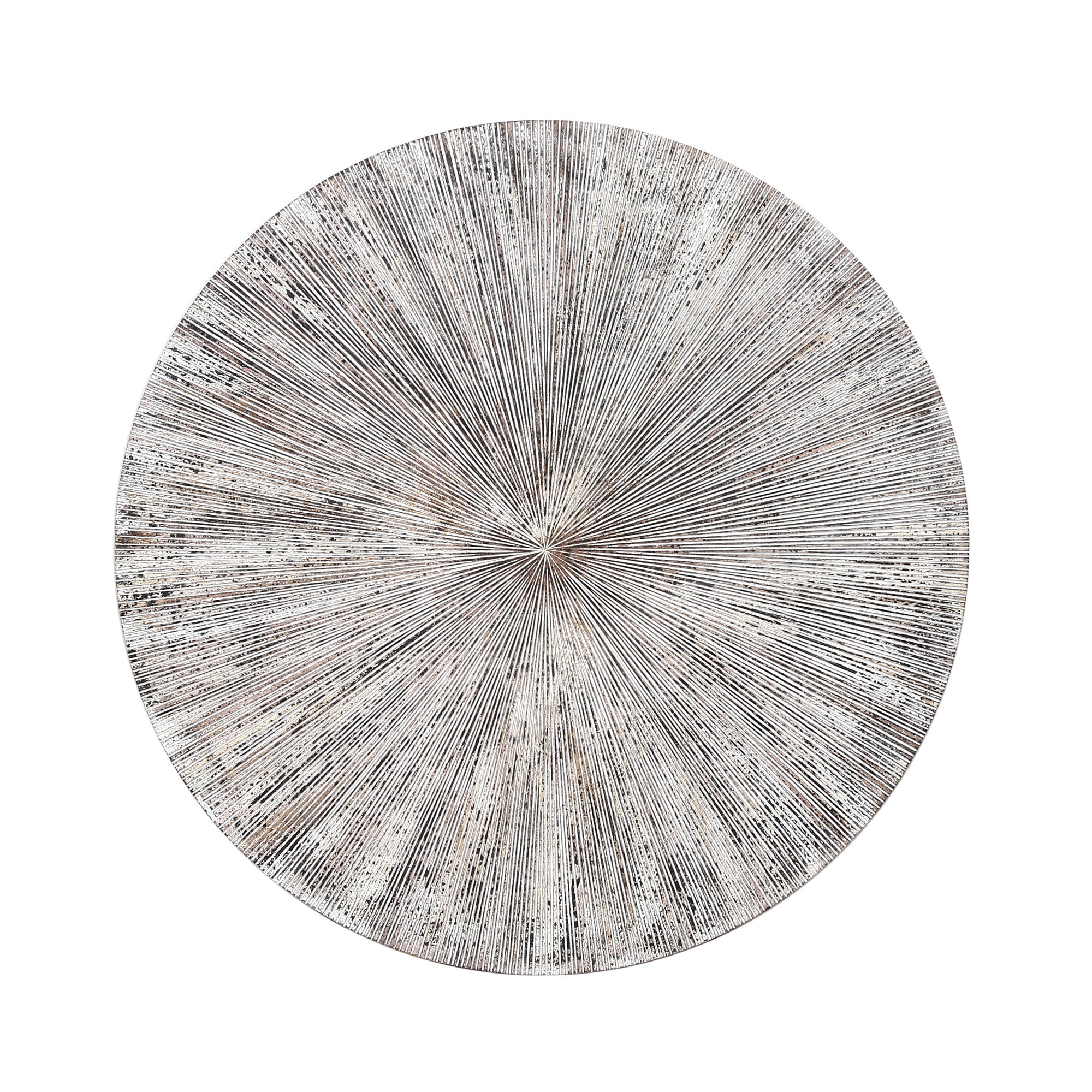 Zapp Ribbed Round Wall Panel - White