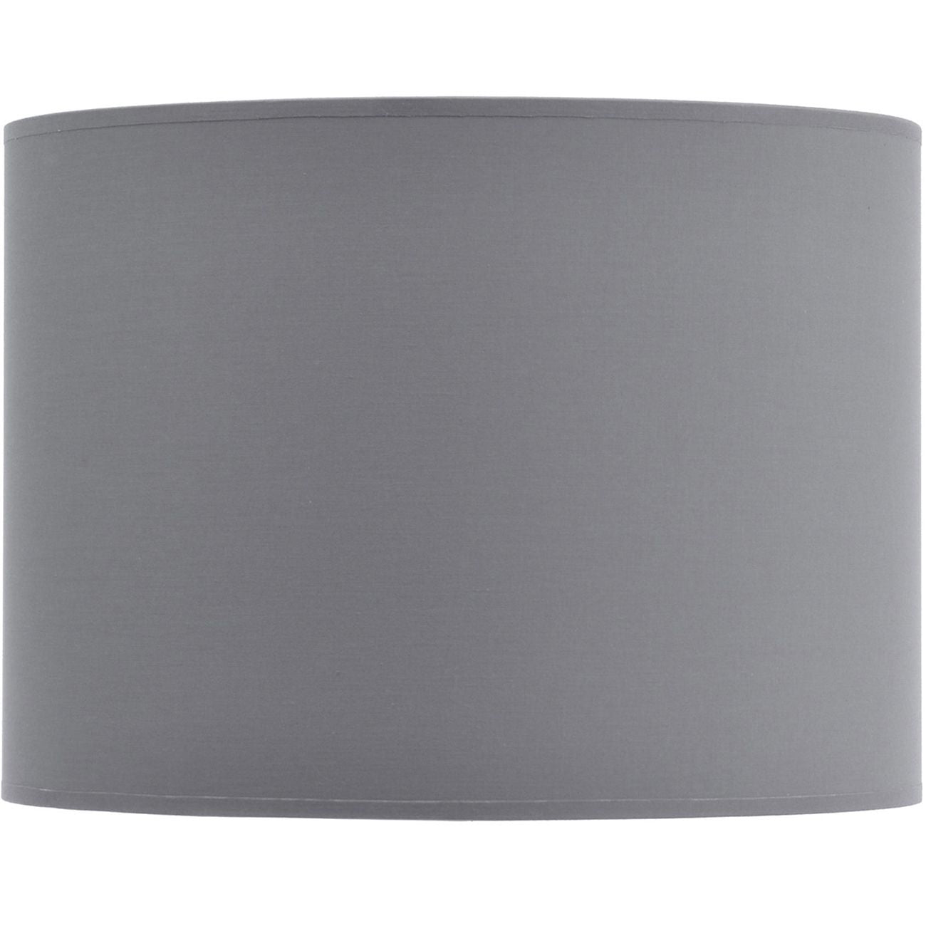 Grey and Silver Lined Drum Lampshade (16″)