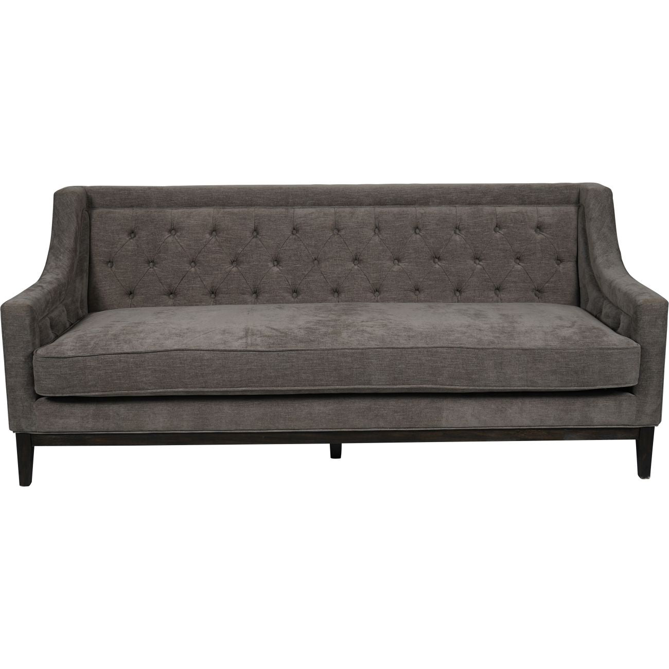 Promotion – Theodore Buttoned Sofa in Warm Grey