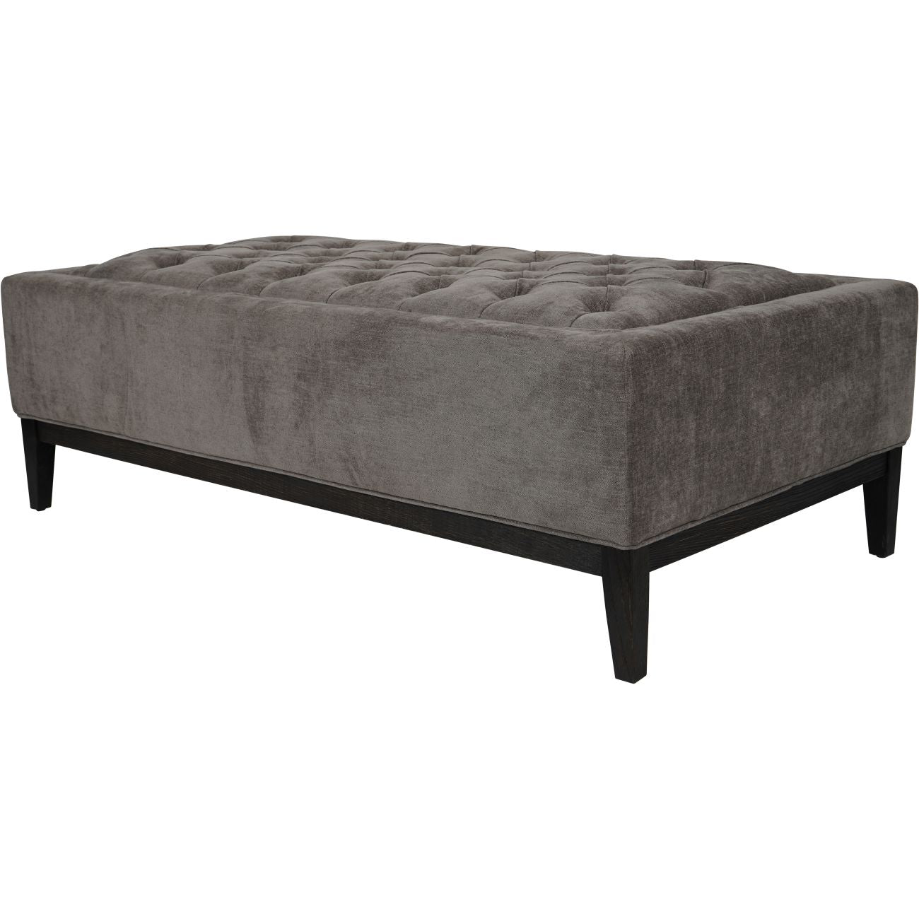 Promotion – Theodore Buttoned XL Ottoman in Warm Grey