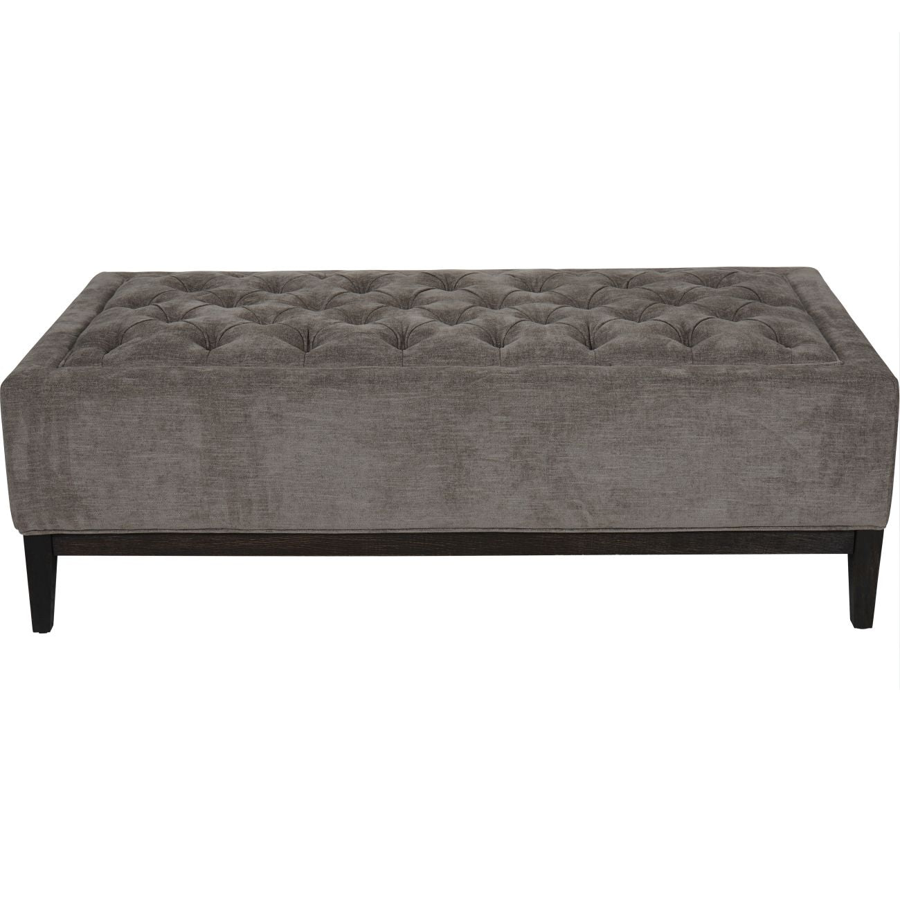 Promotion – Theodore Buttoned XL Ottoman in Warm Grey