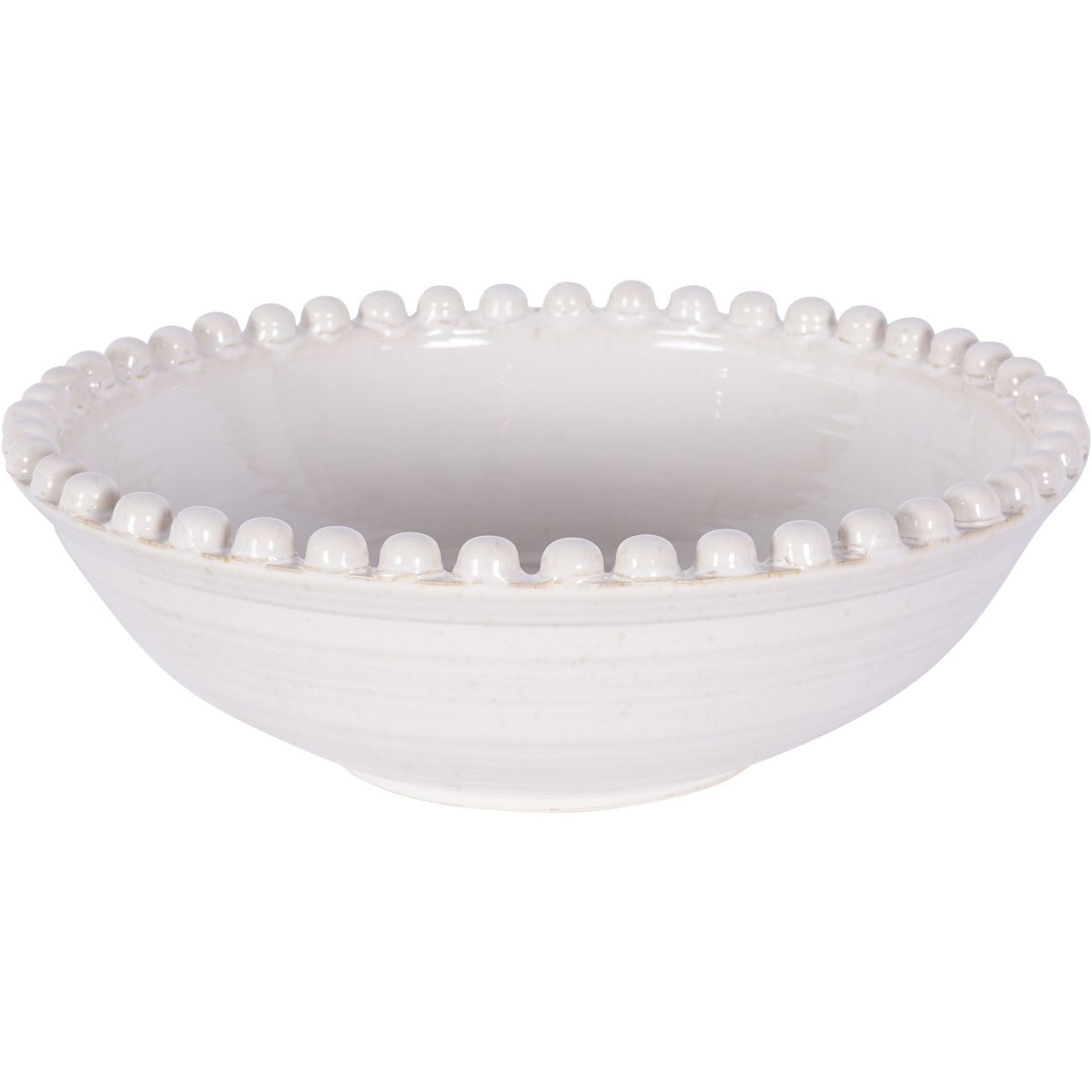 Promotion – Mediterranean Reactive Glaze Ceramic Bowl Cream