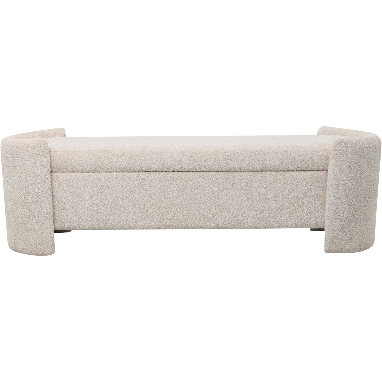 Casa Storage Bench - Taupe styled interior