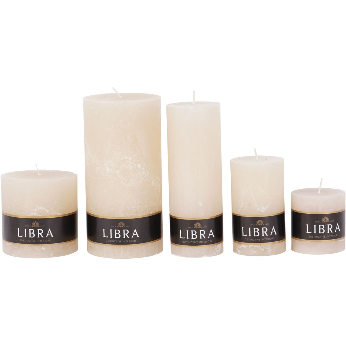 Natural Rustica Pillar Candle 10cm — alternative angle