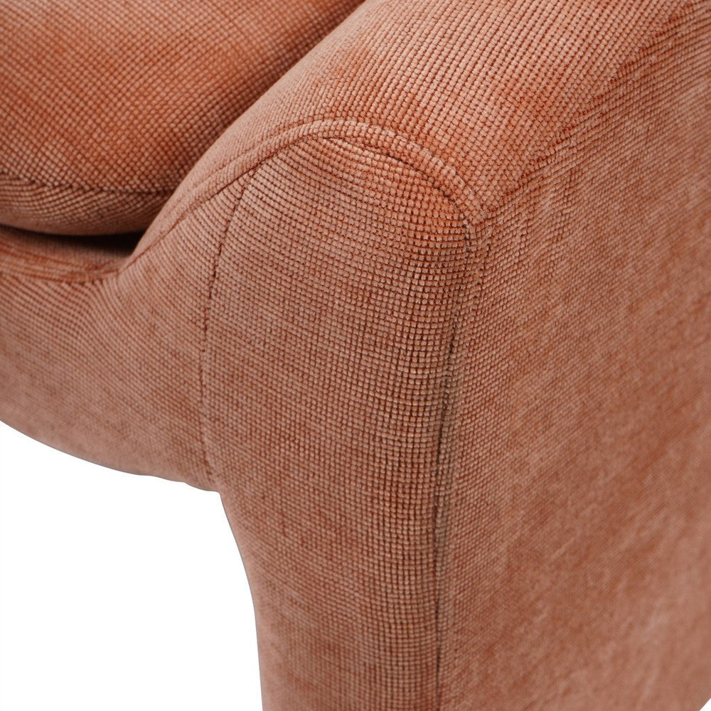 Rowley Occasional Chair - Blush back view