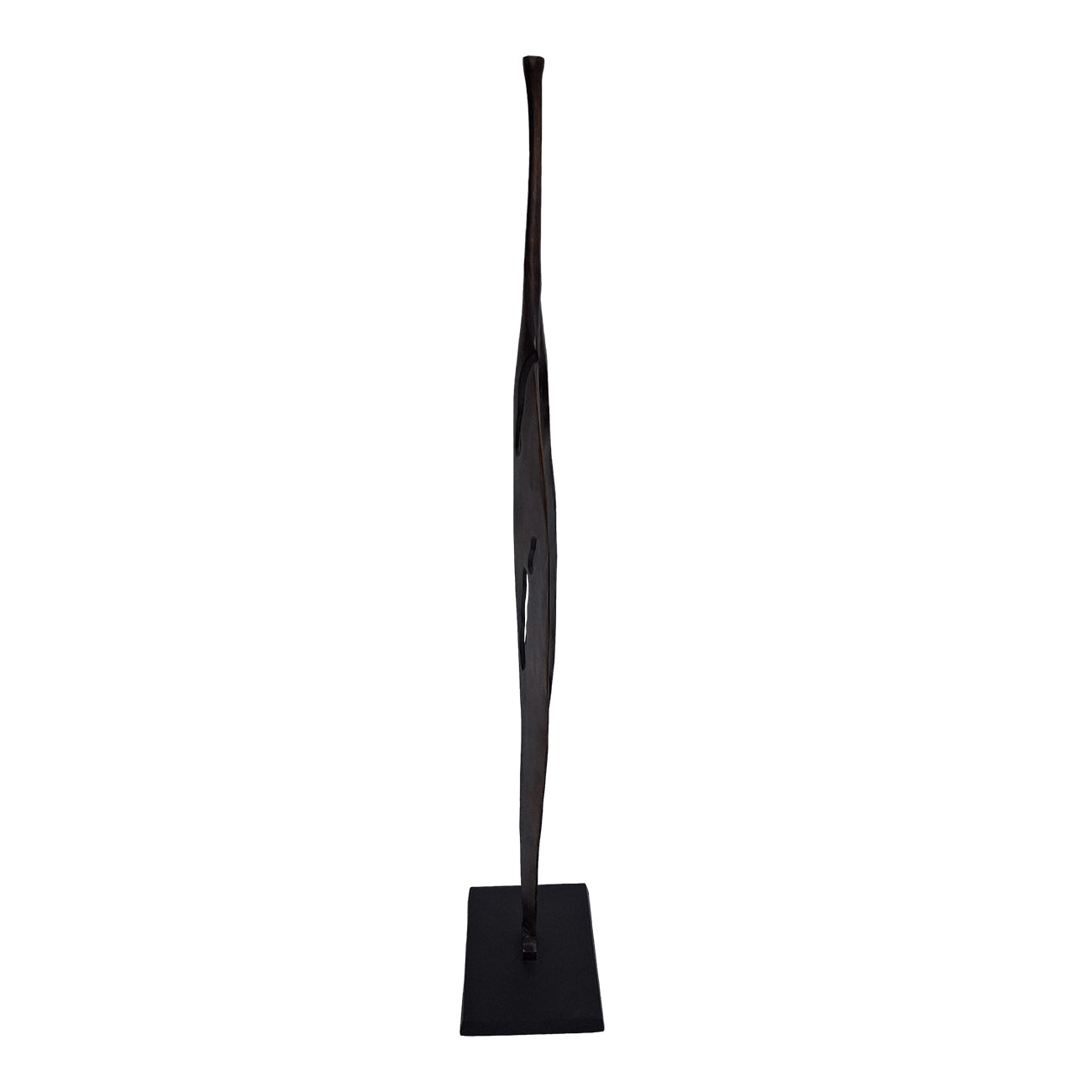 Moulton Twist Aluminium Abstract Leaf Sculpture