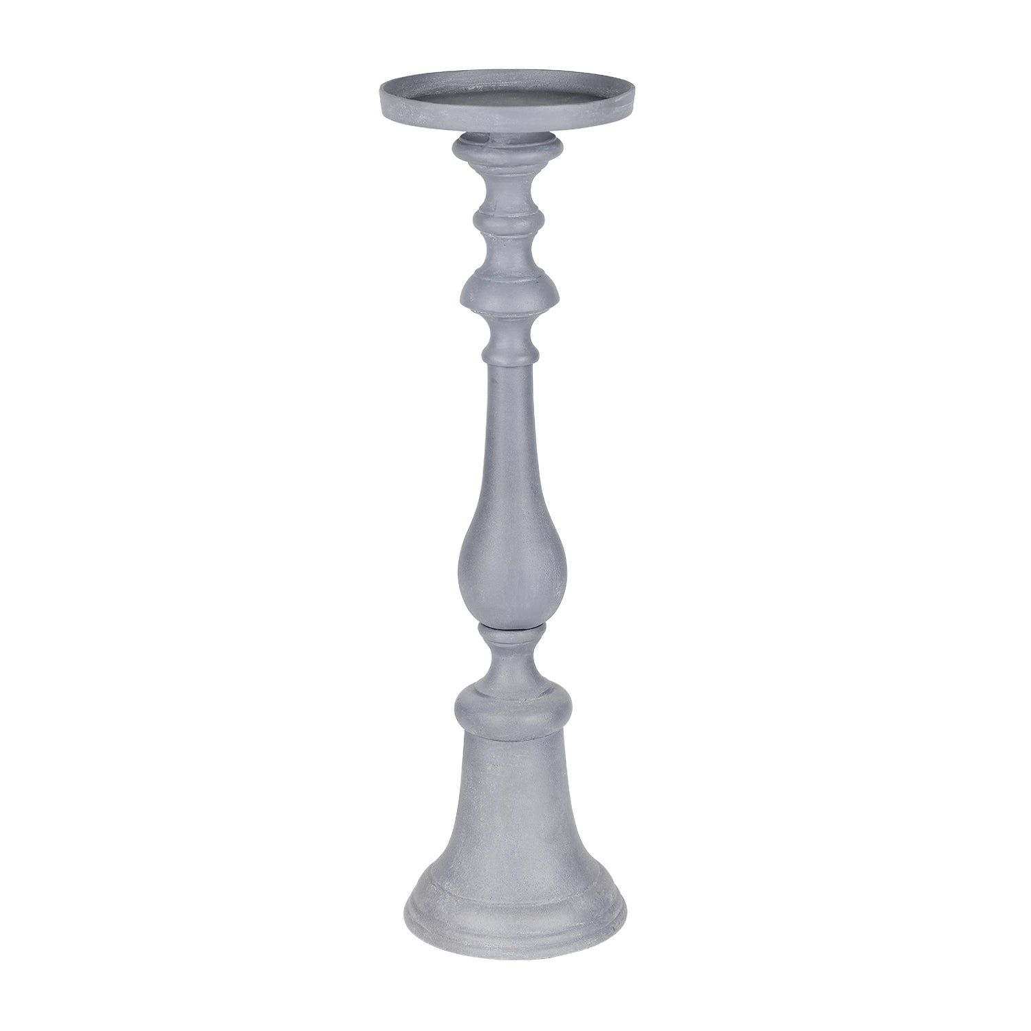 Van Dyk Grey Stonewash Pillar Holder Small