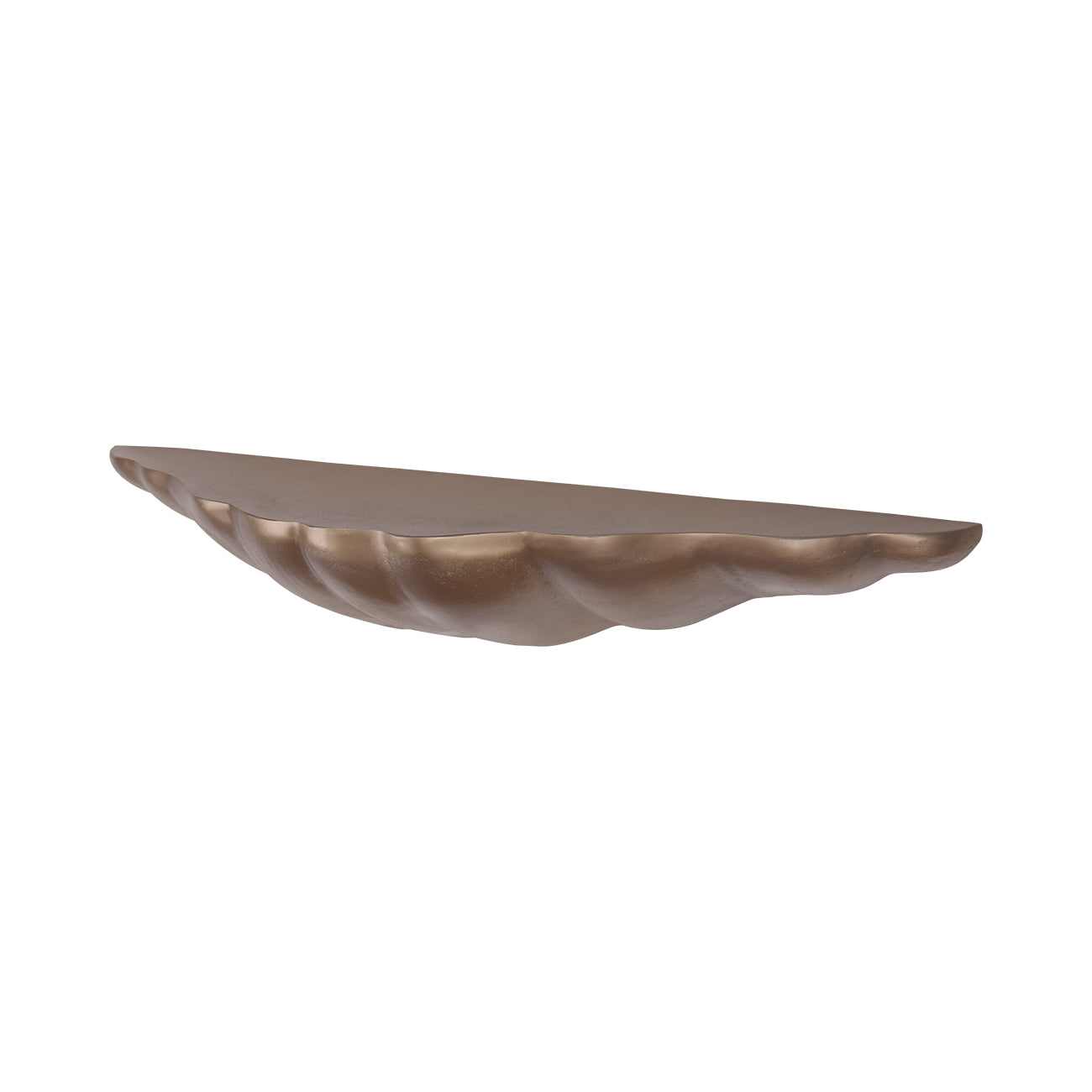 Telby Antique Brass Aluminium Floating Shelf 120cm