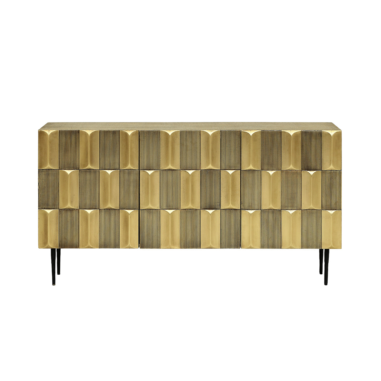 Verano Large Brass Sideboard