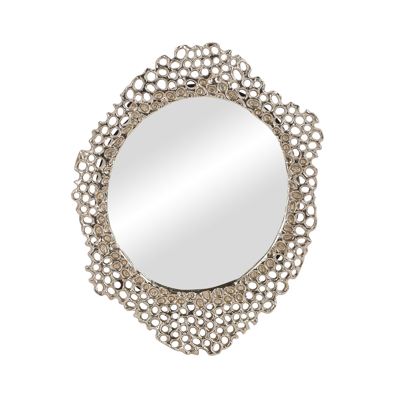 Miel Cast Aluminium Mirror Small