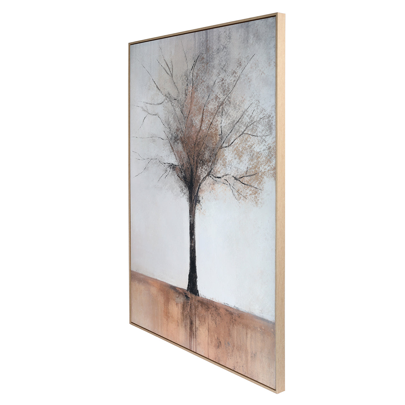 Still Root Textured Framed Canvas